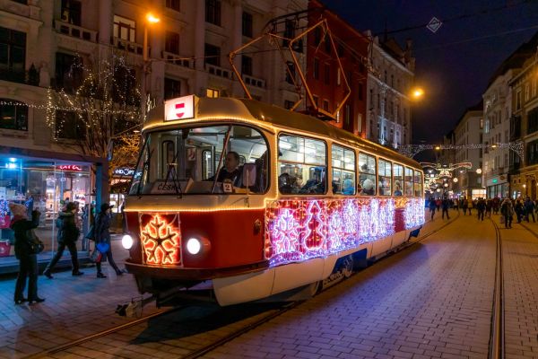 Christmas tram of Brno(CZ)