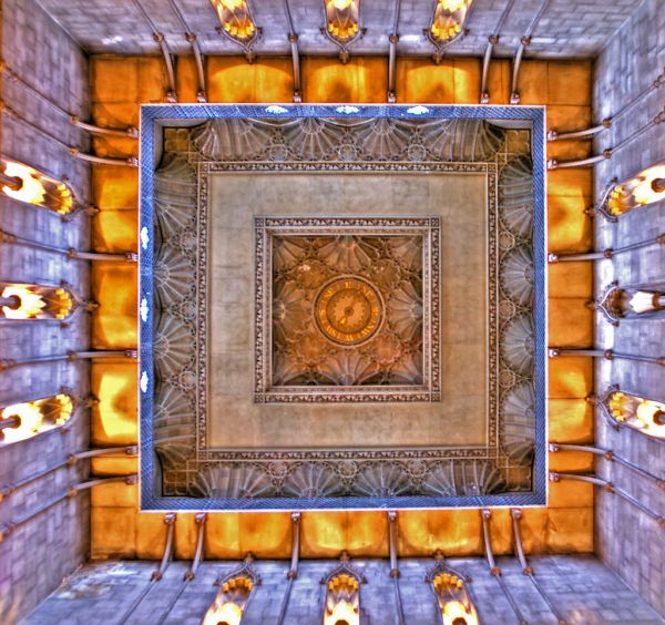 Ceiling of main reception - Ashridge Hall - Hertfordshire