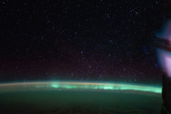 The aurora australis, or 'southern lights'