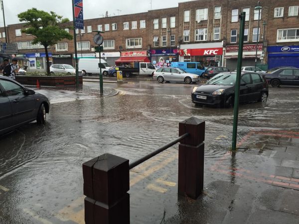 Flooded Borehamwood