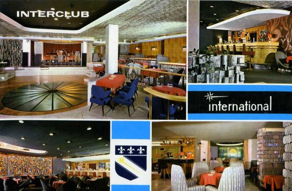 Hotel International Brno. postcard 1980s