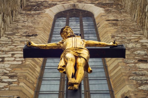 Crucifixion of Jesus, The Cathedral of Saints Peter and Paul, Brno, Czech Republic