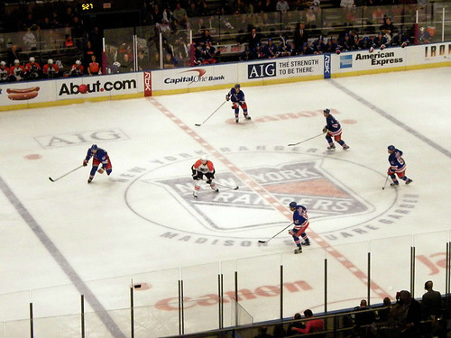 Rangers vs. Flyers: 03/25/08