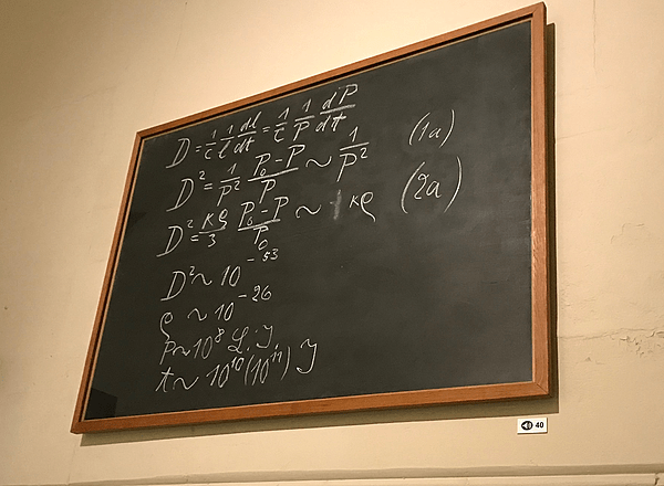 Einstein Board-Museum of Science History