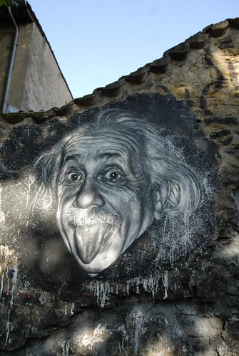 Albert Einstein painted portrait _DDC9407