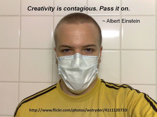 'Creativity is contagious. Pass it on.' - Albert Einstein