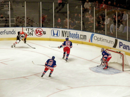 Rangers vs. Flyers: 03/25/08