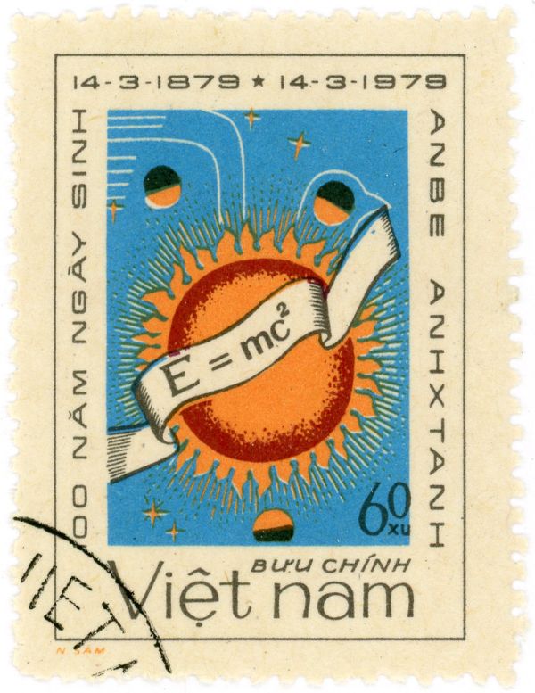 Vietnam postage stamp: Einstein