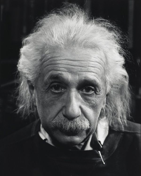 Albert Einstein by Philippe Halsman, 1947