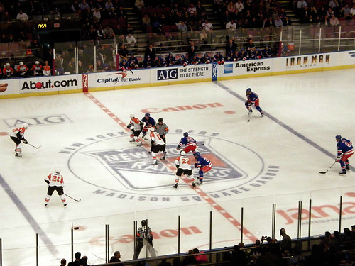 Rangers vs. Flyers: 03/25/08