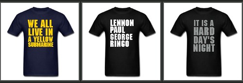 Beatles RockBand T-Shirt Beatles Rock Band PSP