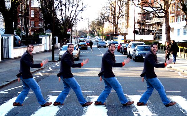 THE 5TH BEATLE CROSSING ABBEY ROAD WALLPAPER 1280 x 800