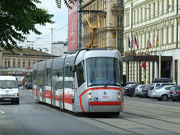 File:Brno, Brno Město, tramvaj 13 T Adélka.jpg