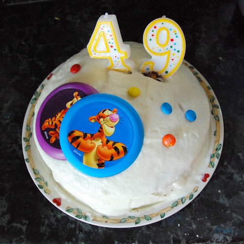 home made birthday cake (from mom even)