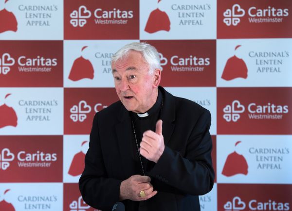 Cardinal Nichols launches Lenten Appeal on food poverty at Borehamwood Foodbank