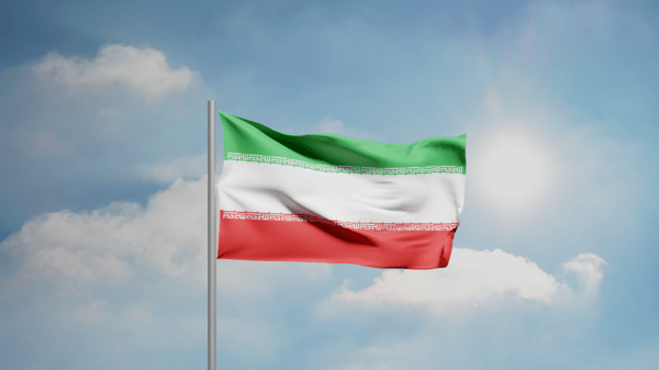 CGI non-Islamic Iran Flag