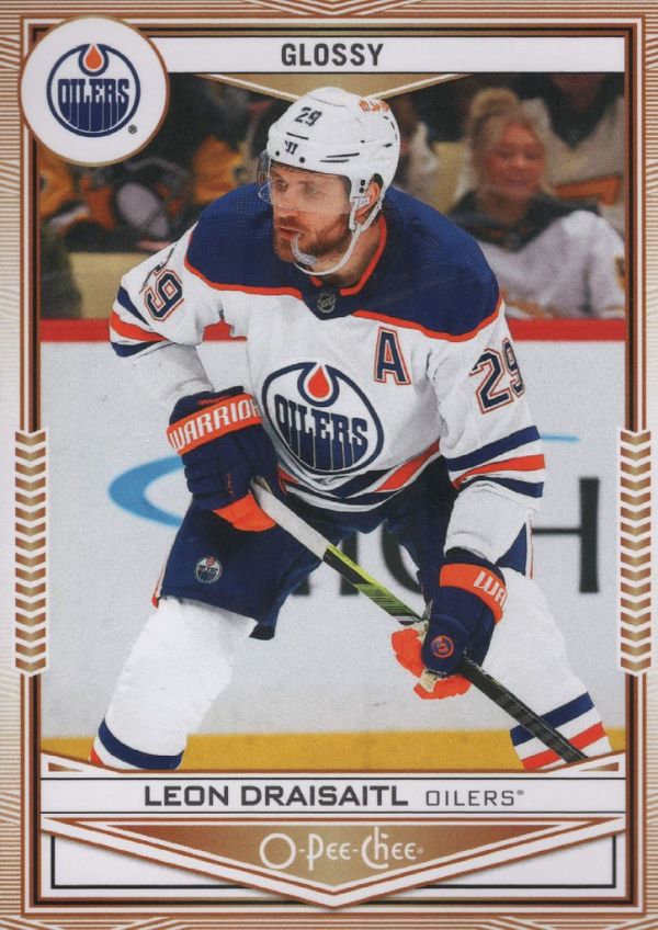 2024-25 Upper Deck Series 1 OPC Glossy Leon Draisaitl