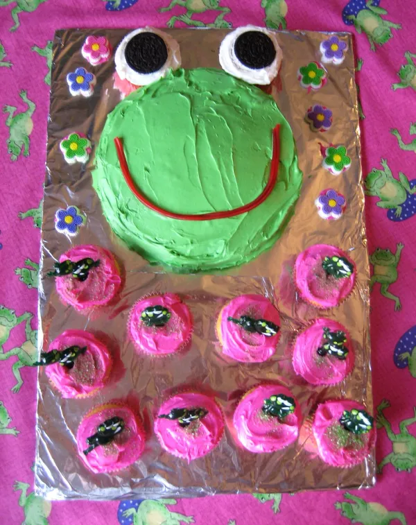 Frog Birthday Cake