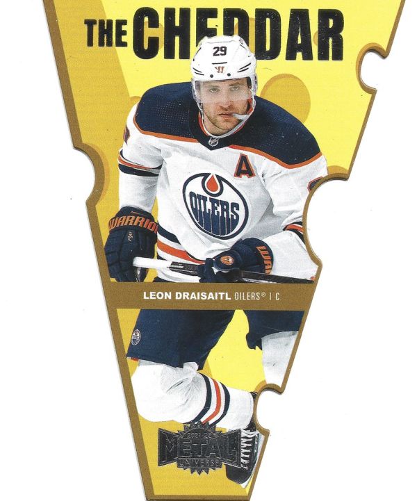 2021-22 NHL Metal Universe The Cheddar Leon Draisaitl