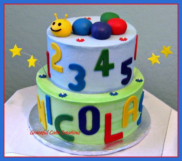 Baby Einstein Birthday Cake