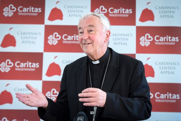 Cardinal Nichols launches Lenten Appeal on food poverty at Borehamwood Foodbank