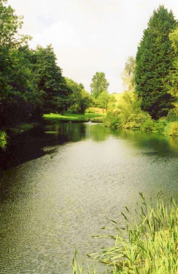 The River Gade From Water End Bridge, Hertfordshire, England