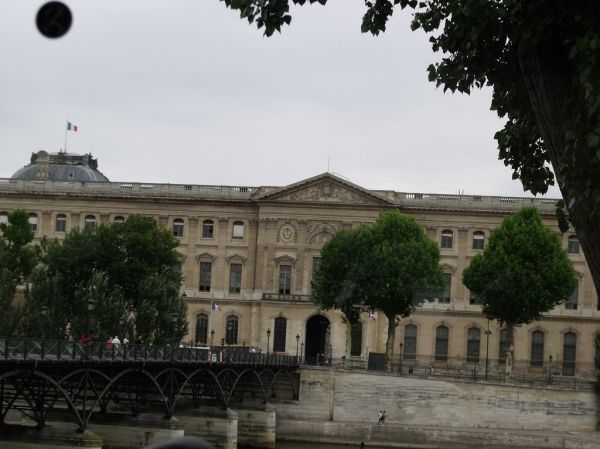 The Louvre Museum - Paris - from the coach