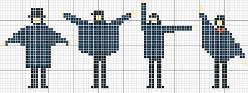 Grafico dos Beatles em Ponto Cruz