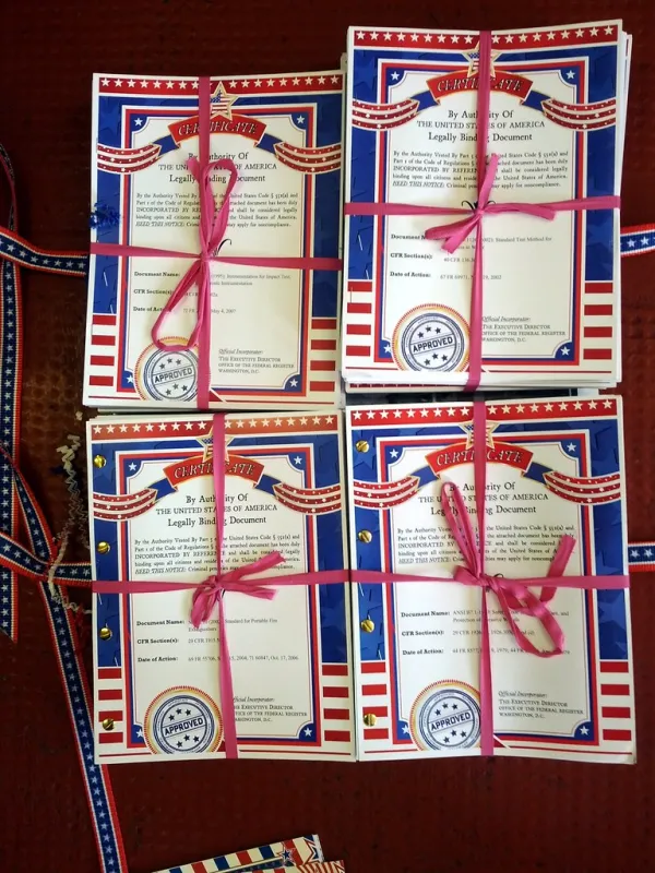 The laws, Public Resource's big box of standards, the office, Hackney, London, UK.jpg