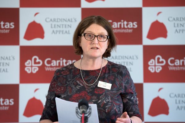 Cardinal Nichols launches Lenten Appeal on food poverty at Borehamwood Foodbank