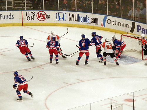 Rangers vs. Flyers: 03/25/08