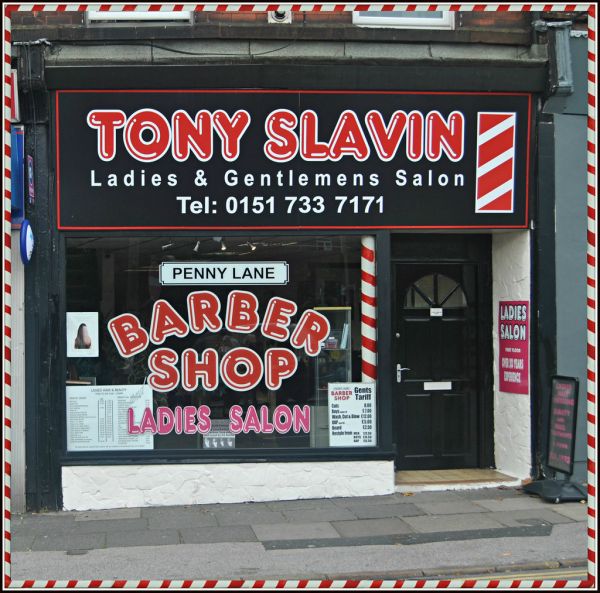The Beatles Penny Lane Barbers shop