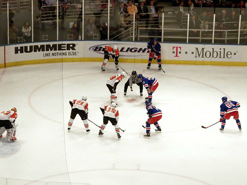Rangers vs. Flyers: 03/25/08