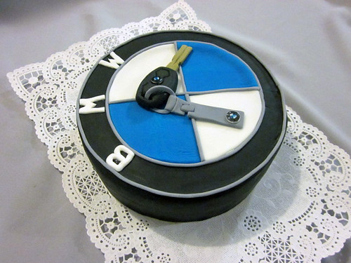 BMW Keychain Birthday Cake