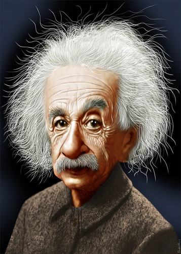 Albert Einstein - Caricature