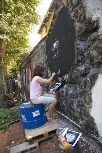 Albert Einstein painted portrait _DDC9385