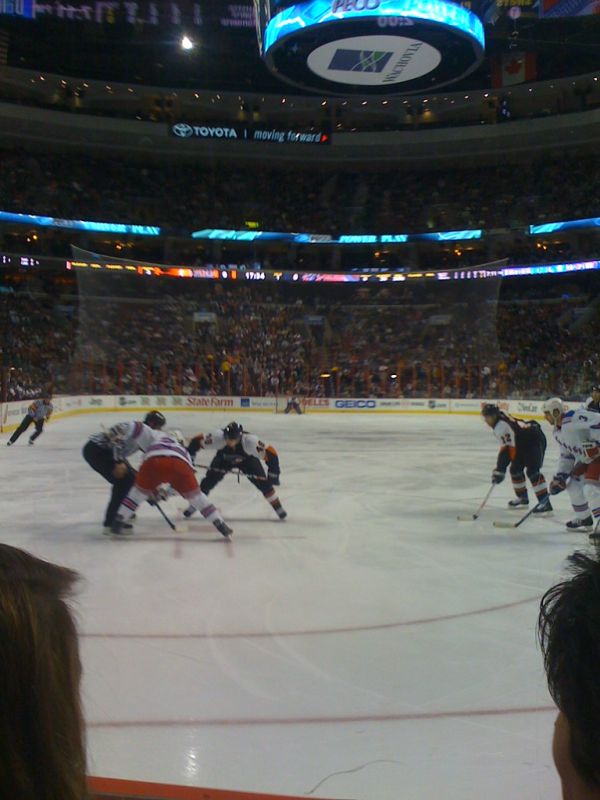 Flyers vs. Rangers