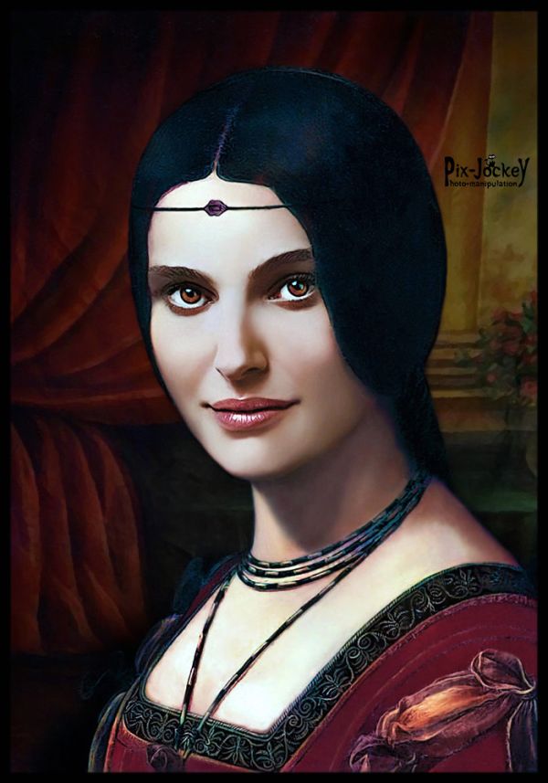 NATALIE PORTMAN by Leonardo Da Vinci