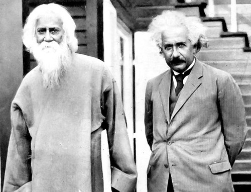 Two poets - Tagore with Einstein