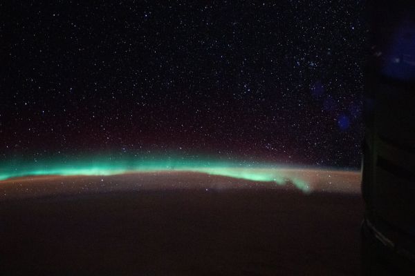 The aurora australis, or 'southern lights'