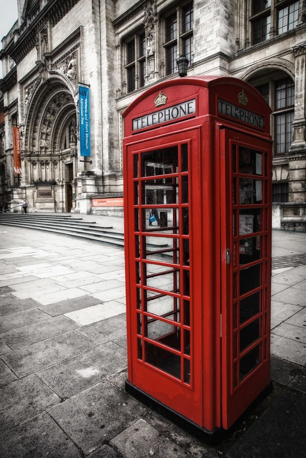 London phone booth