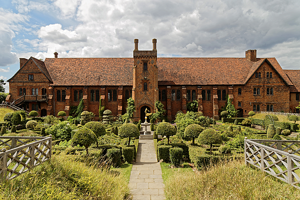 Garden parterre Old Palace Hatfield House Hertfordshire England