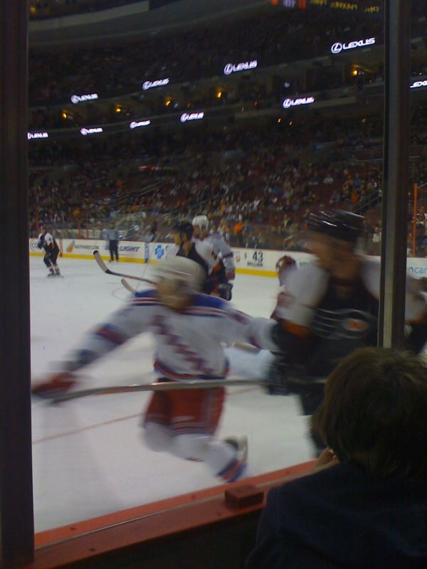 Flyers vs. Rangers