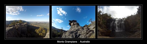 Sandstone formations- Grampians- Victoria- Australia- Australie