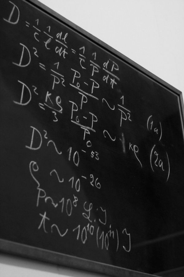 Einstein's blackboard