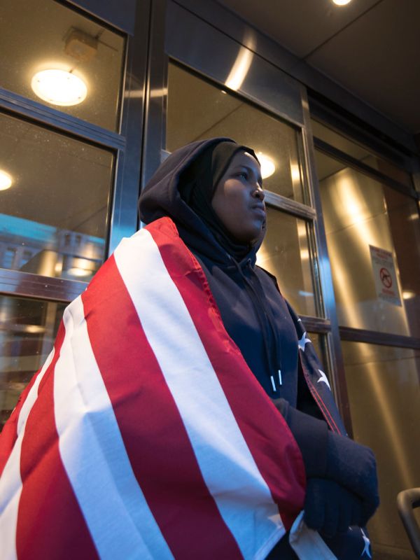 Protest against Donald Trump's Muslim ban