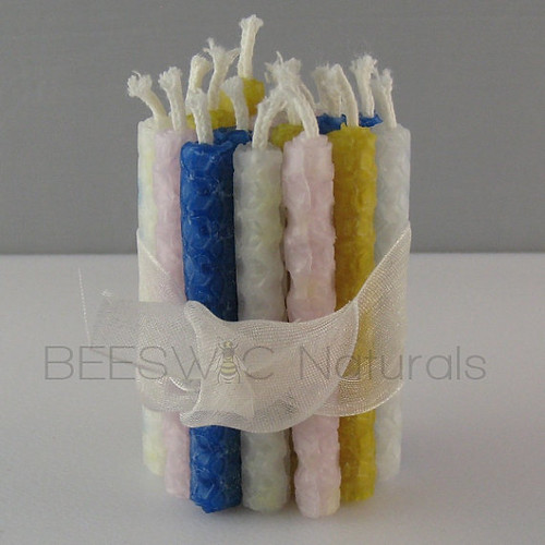 Beeswax Birthday Cake Candles!