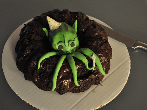 Cthulhu birthday cake