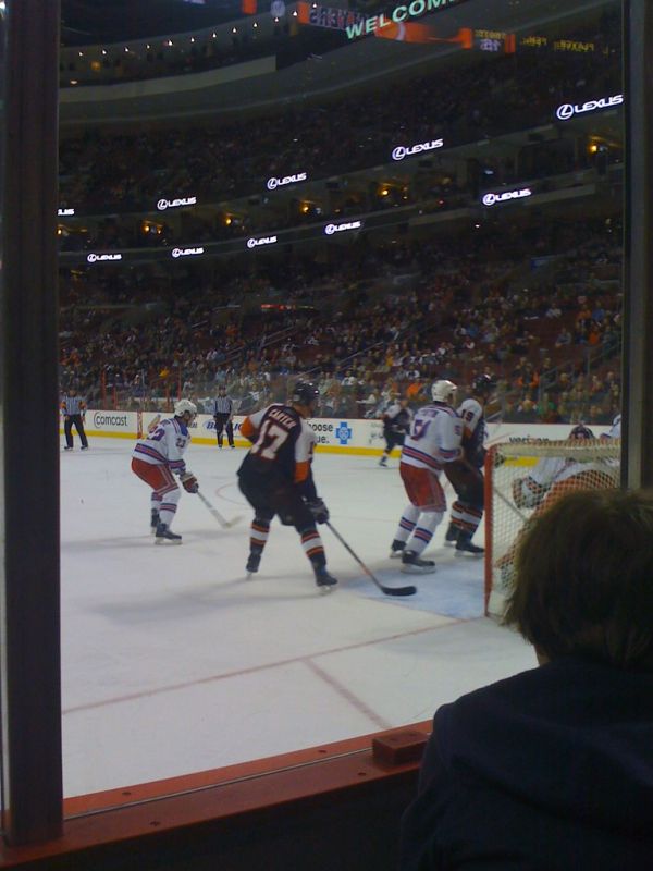 Flyers vs. Rangers