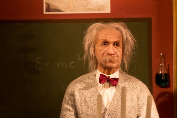 Wax Figure Albert Einstein, Panoptikum Hamburg